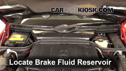 1998 Mercedes-Benz SL500 5.0L V8 Brake Fluid Check Fluid Level